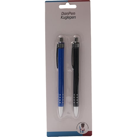 Danpen Ballpen 2 stk. blå eller sort