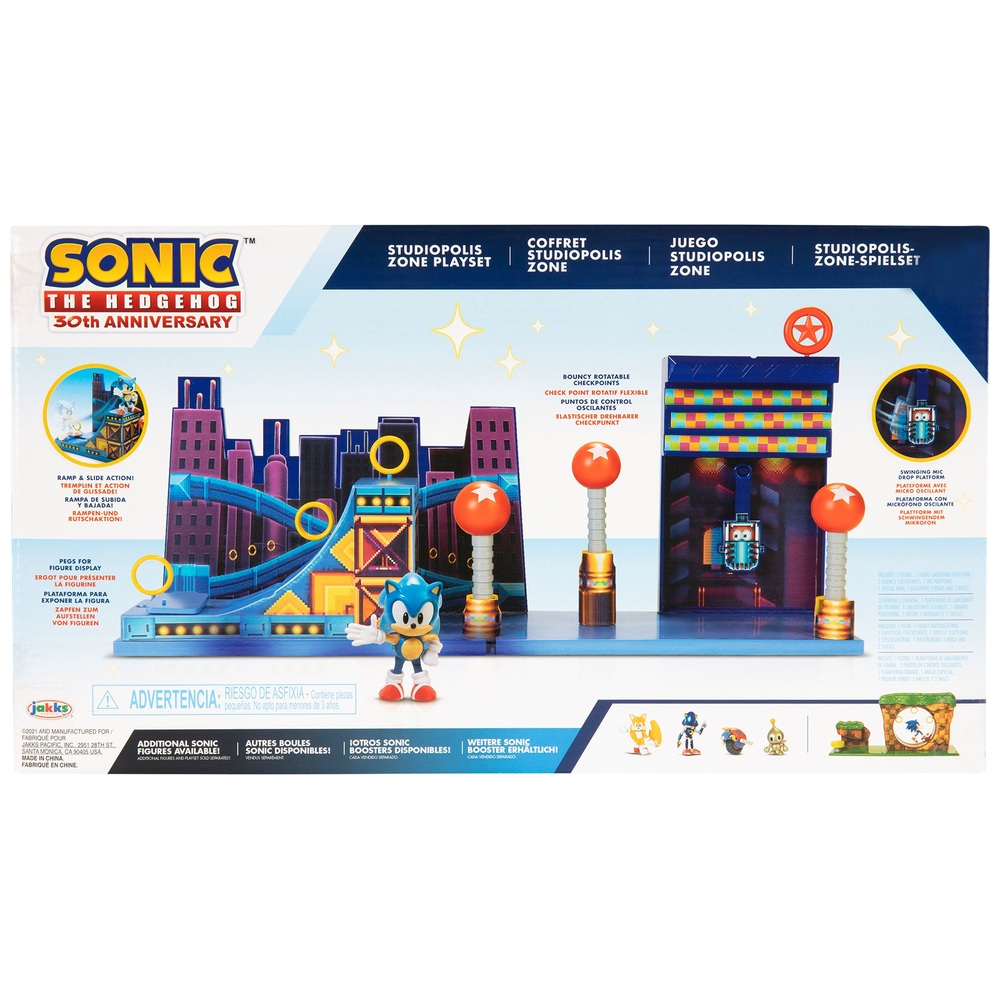 Sonic The Hedgehog 6,35 cm Studiopolis Zone Spielset