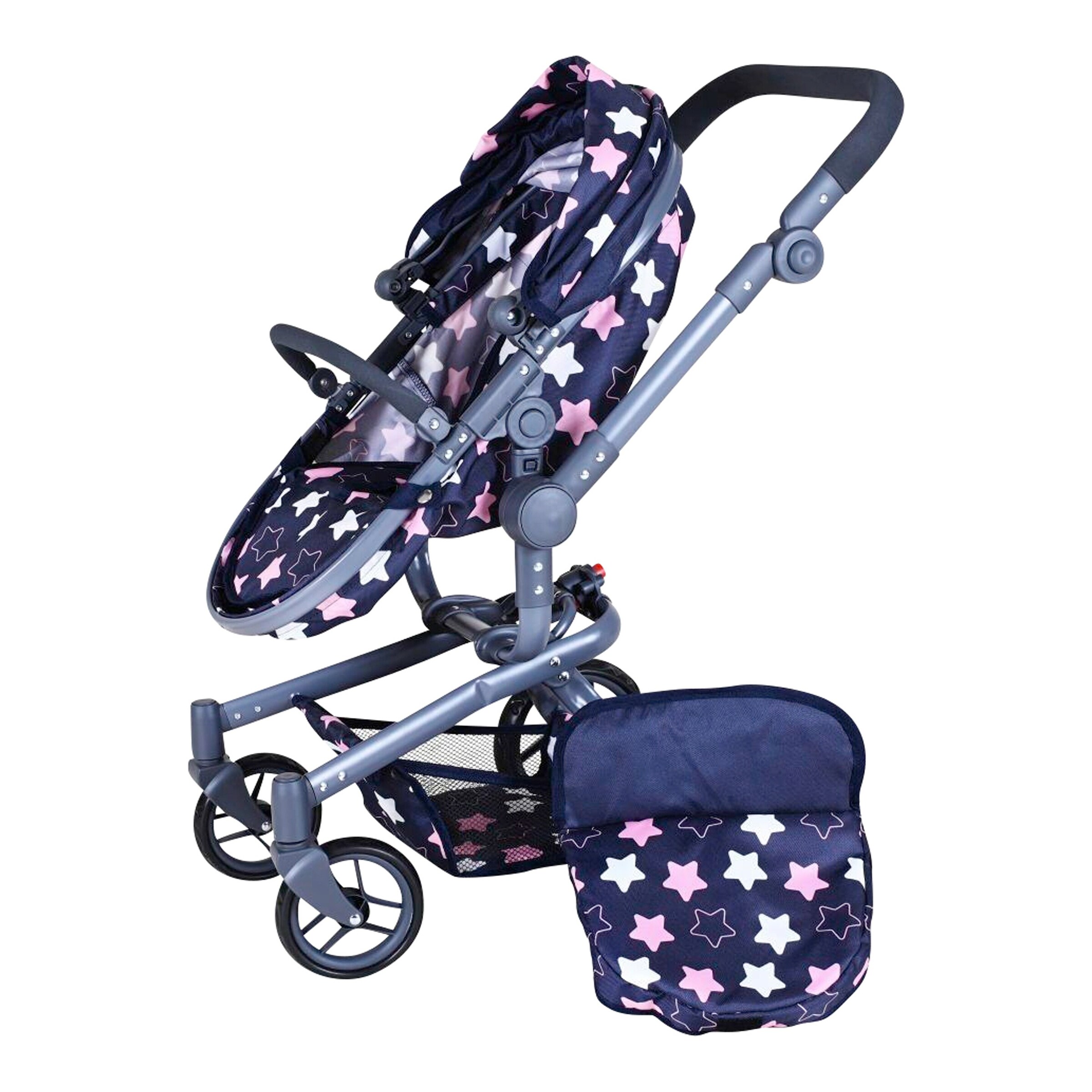 Knorrtoys Puppenwagen Boonk Star blue pink