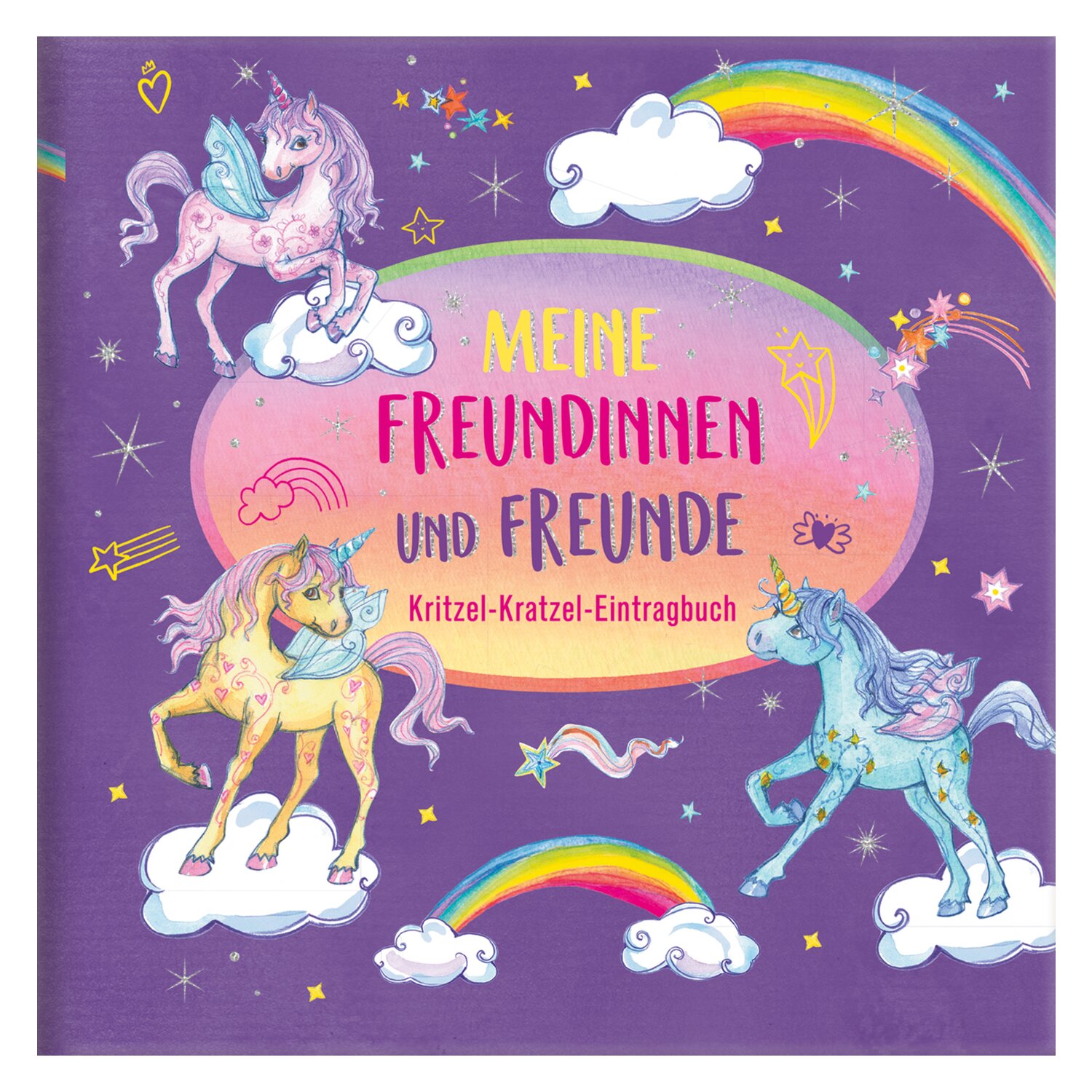 DIE SPIEGELBURG Freundebuch Einhorn-Paradies
