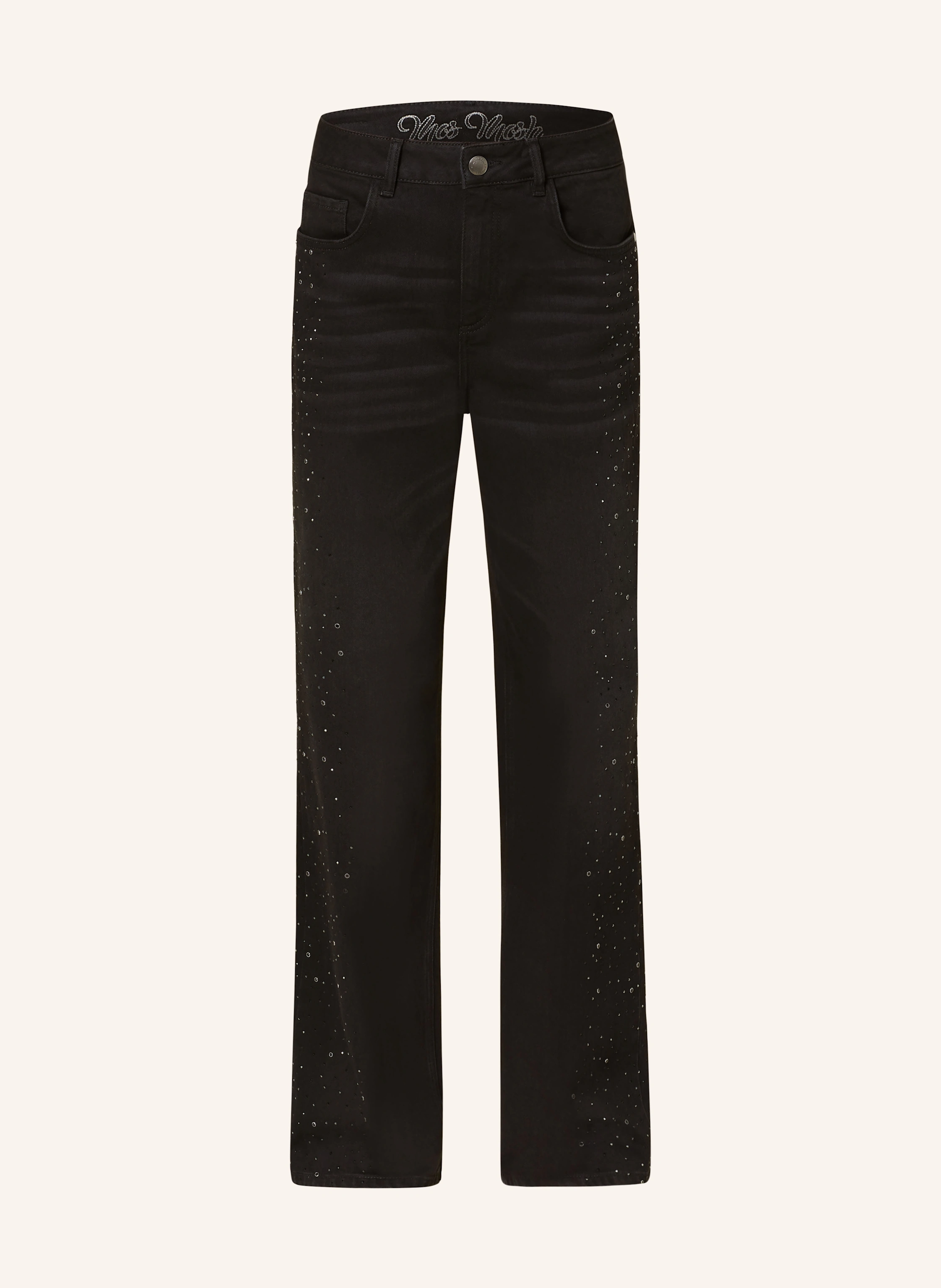 MOS MOSH Straight Jeans MMRELEE mit Schmucksteinen