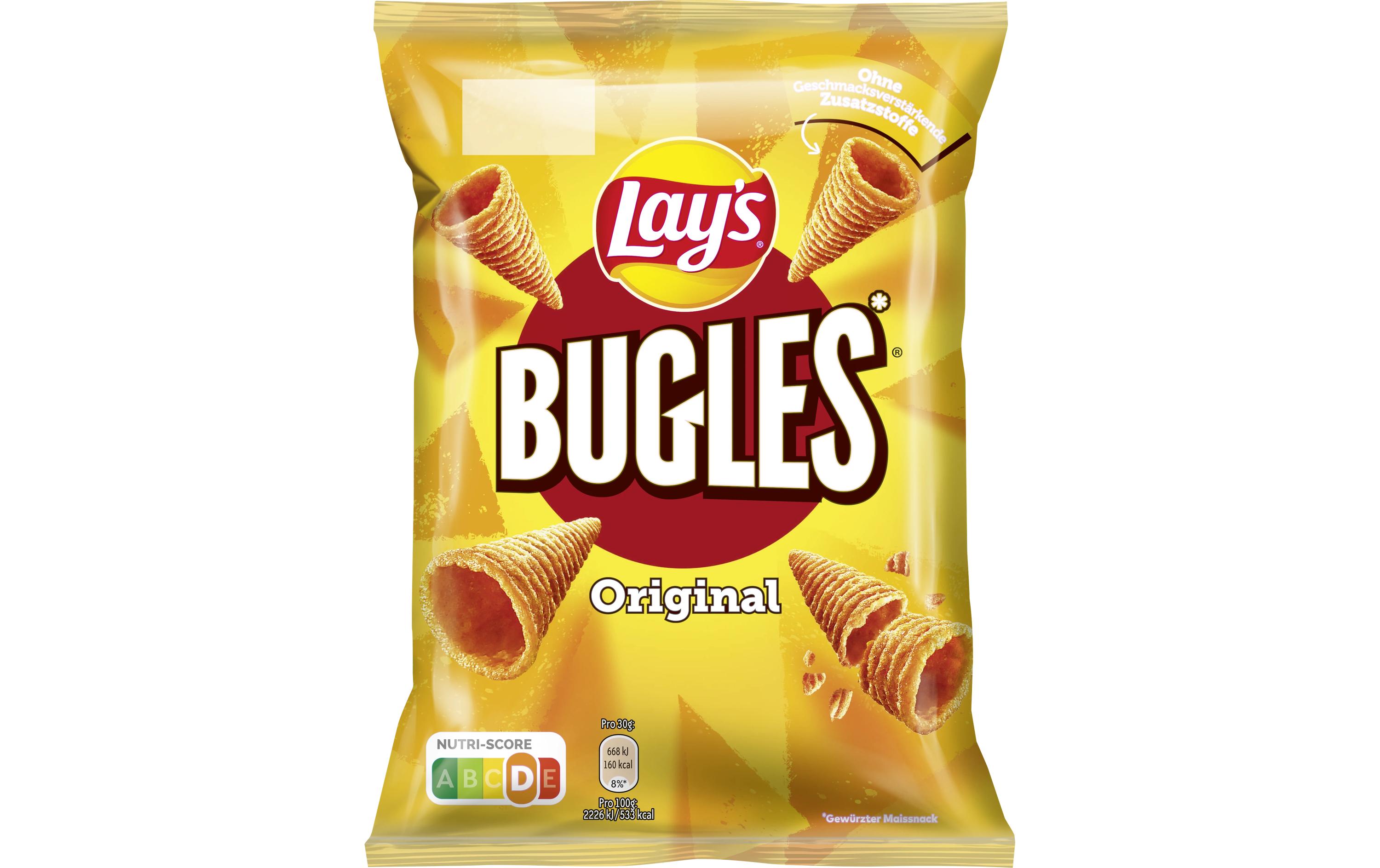 Chips Bugles Original 95 gVeganer Snack auf Basis von Mais