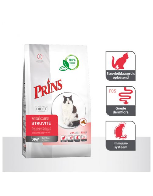 Prins Vitalcare Cat Struvite Gevogelte - Kattenvoer