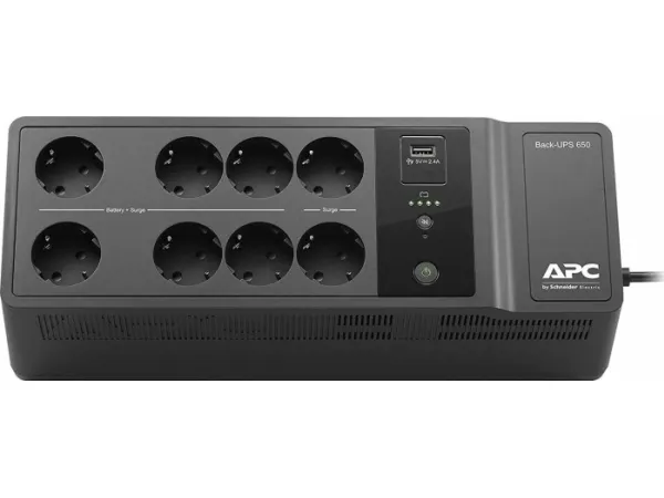 APC Back-UPS BE850G2-GR - UPS - AC 230 V - 520 Watt - 850 VA - output-stikforbindelser: 8 - sort
