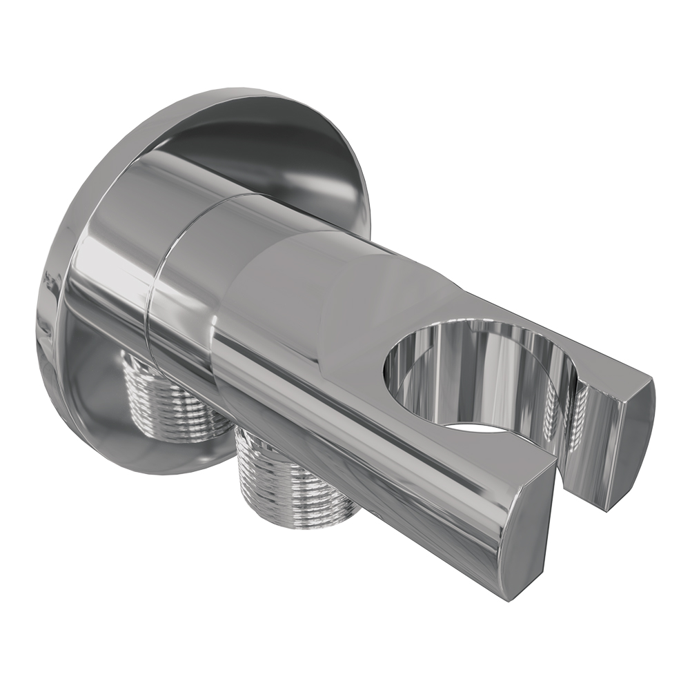 Brauer Chrome Edition thermostatisch douchepaneel calacatta gold met 20cm hoofddouche en staafhanddouche chroom