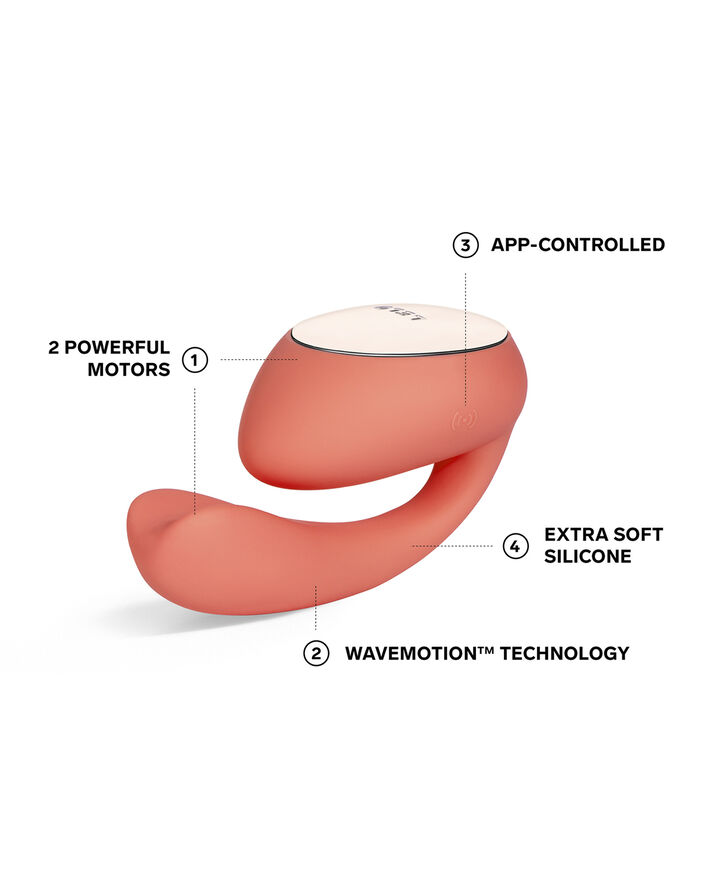 LELO Ida Wave Rabbit Vibrator Koral
