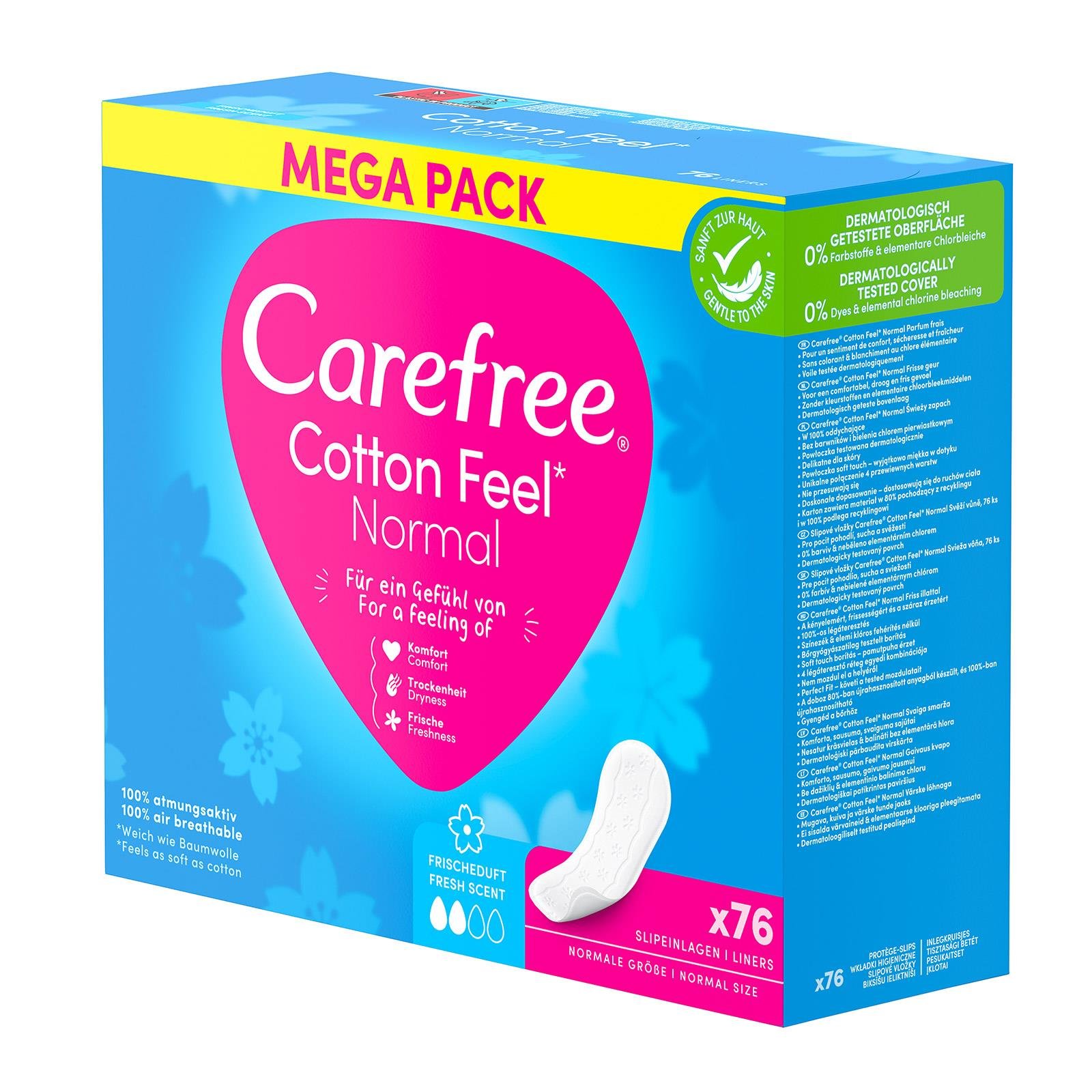 Carefree Cotton Frischeduft Slipeinlagen
