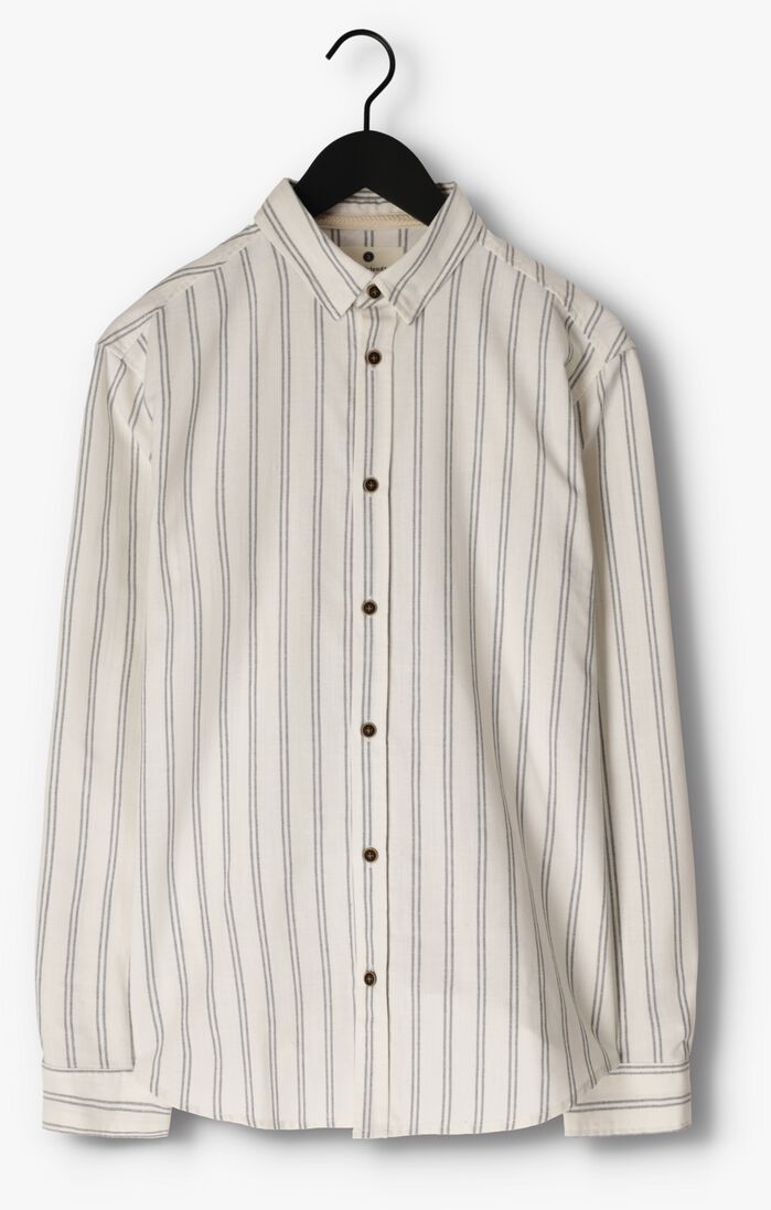 ANERKJENDT gebroken wit anerkjendt casual overhemd akleif l/s double stripe