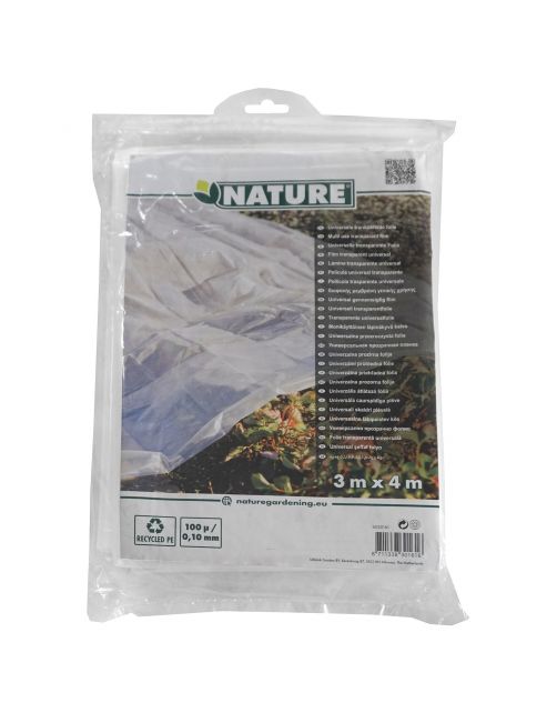 Nature Afdekzeil 100 Micron - Dekkleed - 3x4 m Transparant