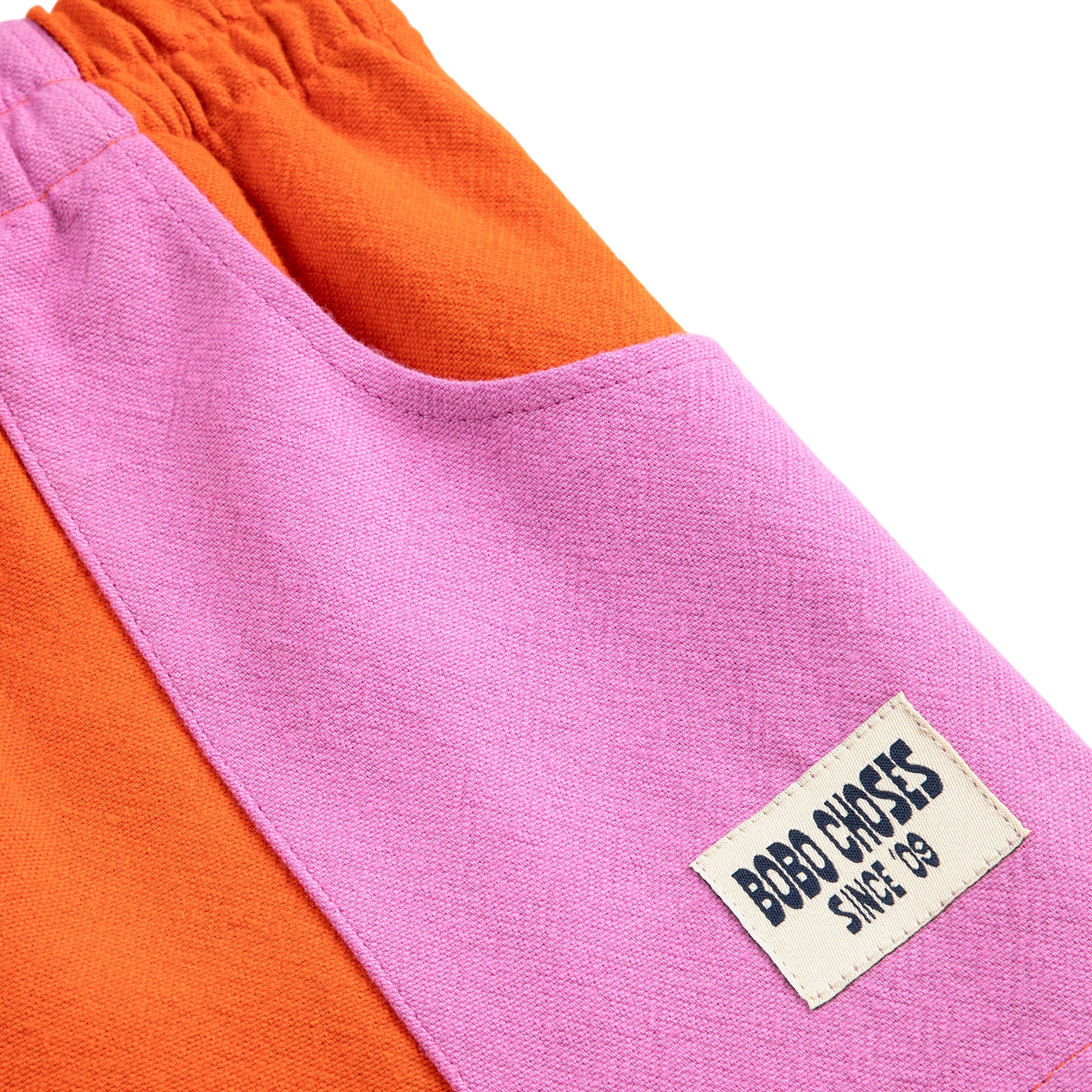 Shorts Bobo Choses Color Block Orange