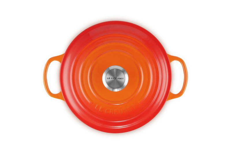 LE CREUSET Gourmet Bräter 24cm Ofenrot SIGNATURE