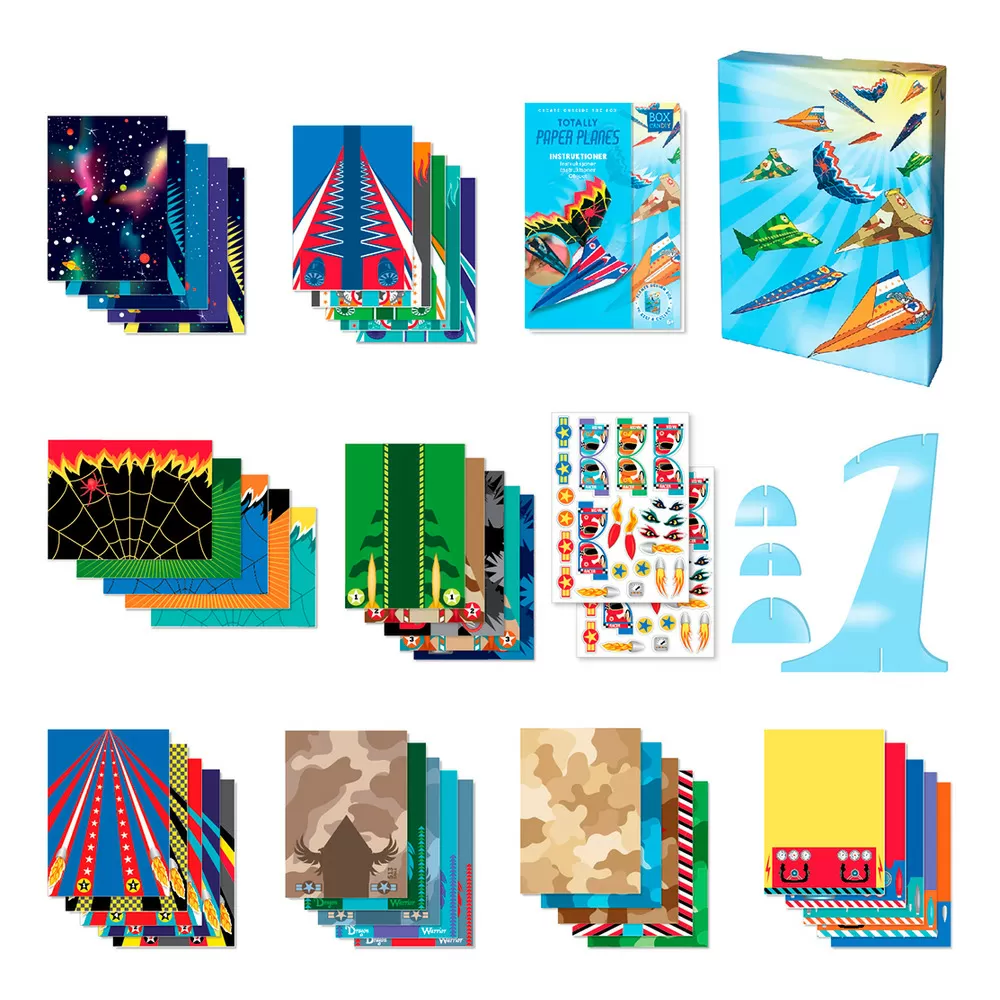 BOX CANDIY Paper Airplanes Art - Totally Paper Planes - 1 stk