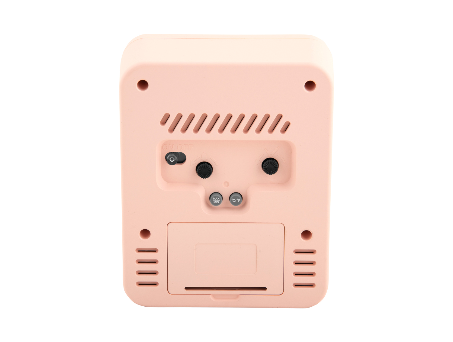 Alarm clock Duo matt soft pink
