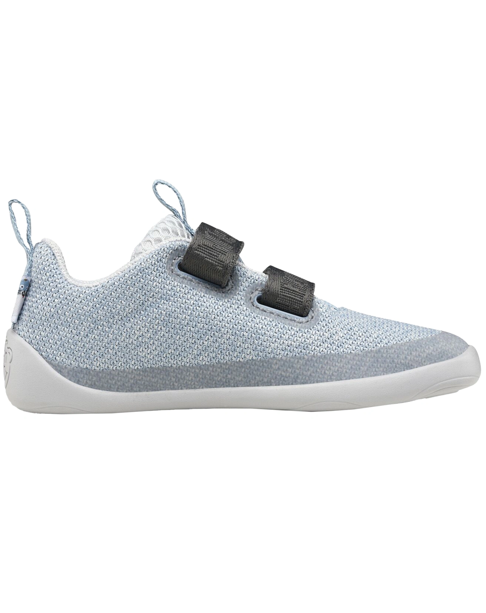 Strick-Halbschuhe HAPPY ROBBE in hellblau