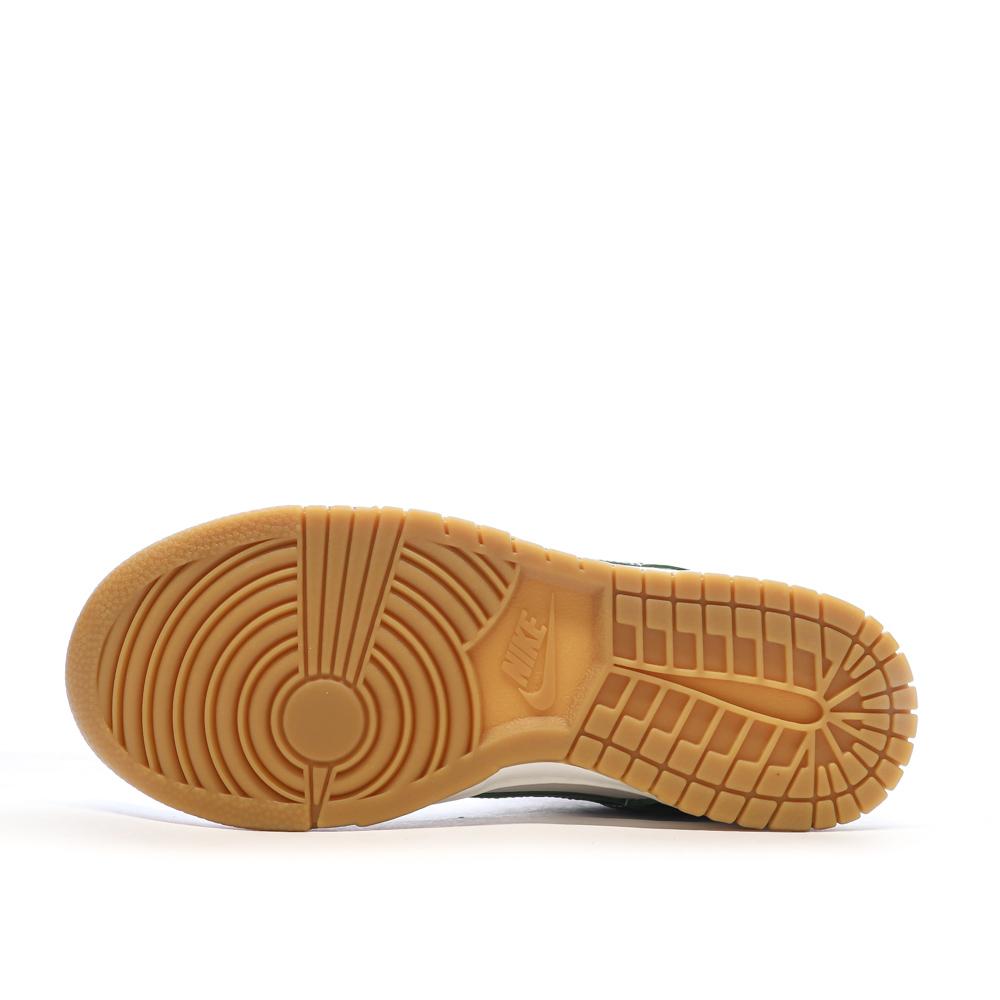 Nike Baskets Blanches/Vertes Femme Nike Dunk Low