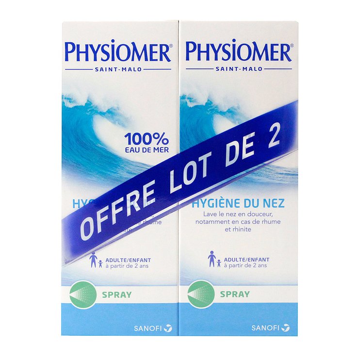 Hygiène du nez spray 2x135ml