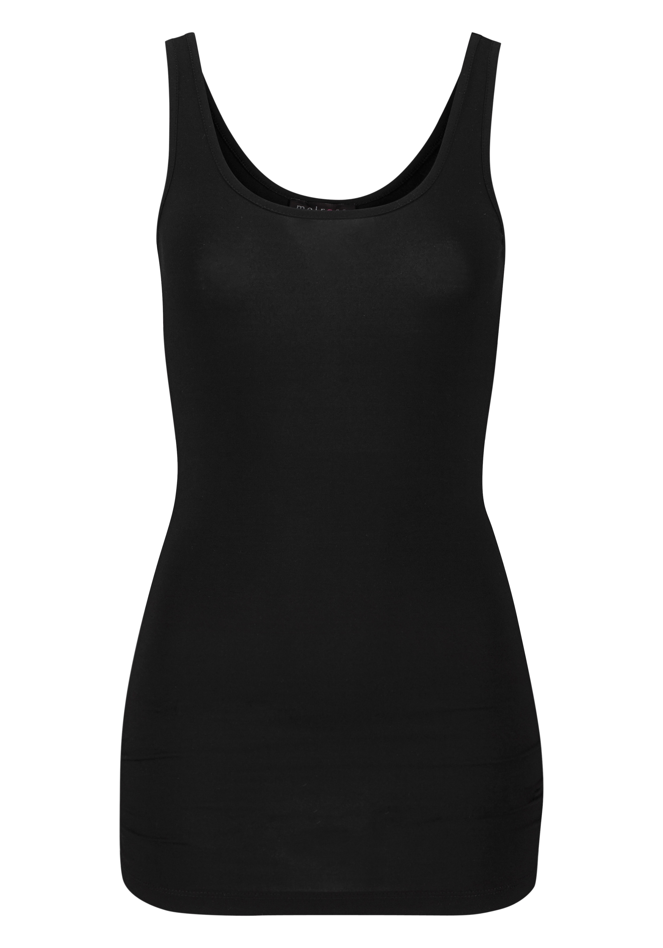 Melrose Longtop, 2 Stk. mit dezentem Glitzer-Logo am Rücken