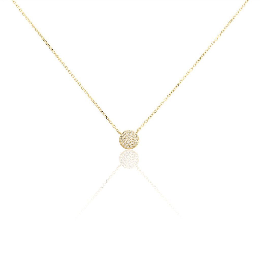 Collier Plaqué Or Larraso Oxydes De Zirconium