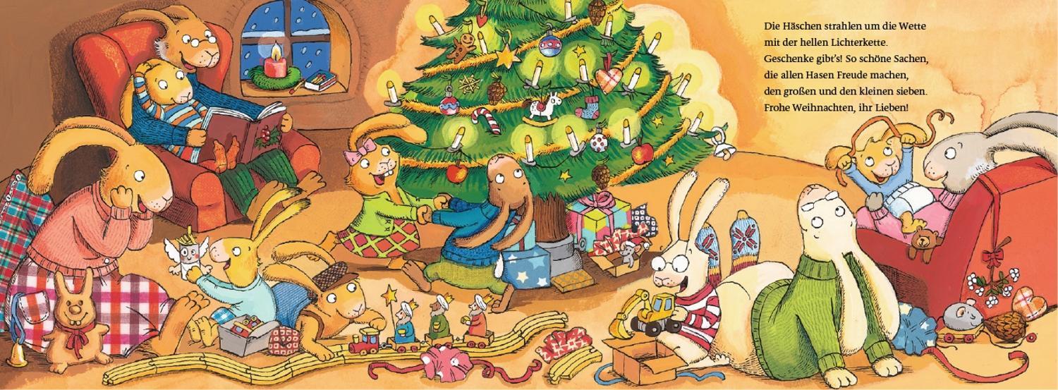 Wenn sieben weihnachtliche Hasen fröhlich um die Tanne rasen / Wenn sieben Hasen Bd.4