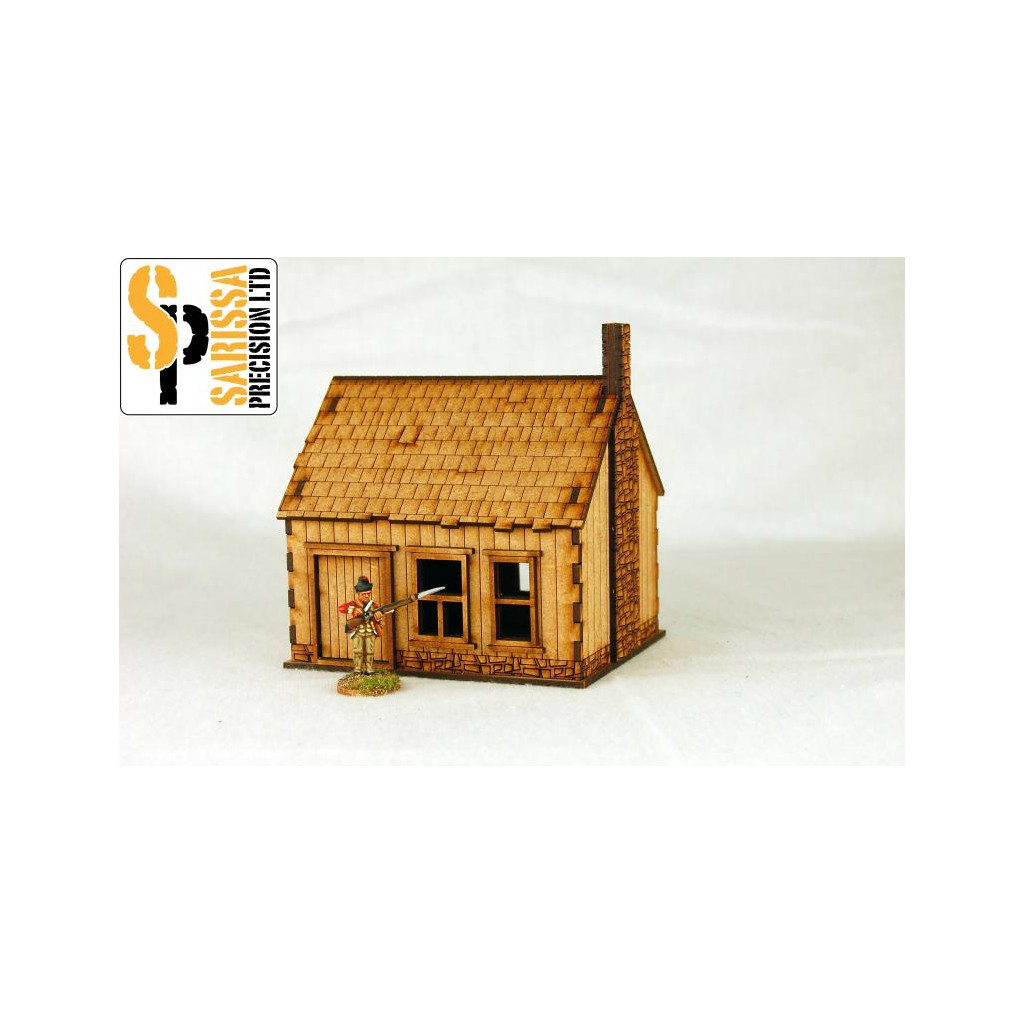 Old West: House with Stone Chimney 2