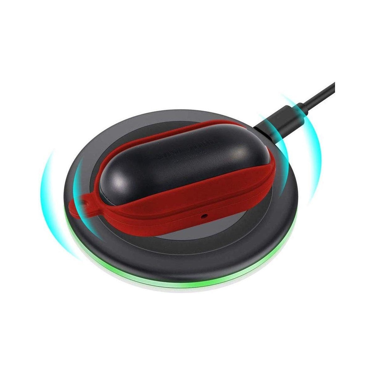 Beskyttelsesveske for Samsung Galaxy Buds (2019), Rød