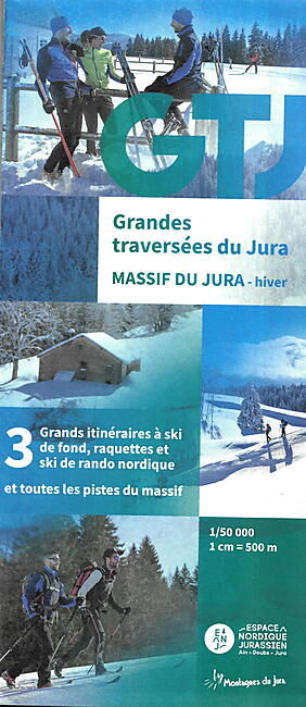 GTJ - CARTE GTJ MASSIF DU JURA HIVER