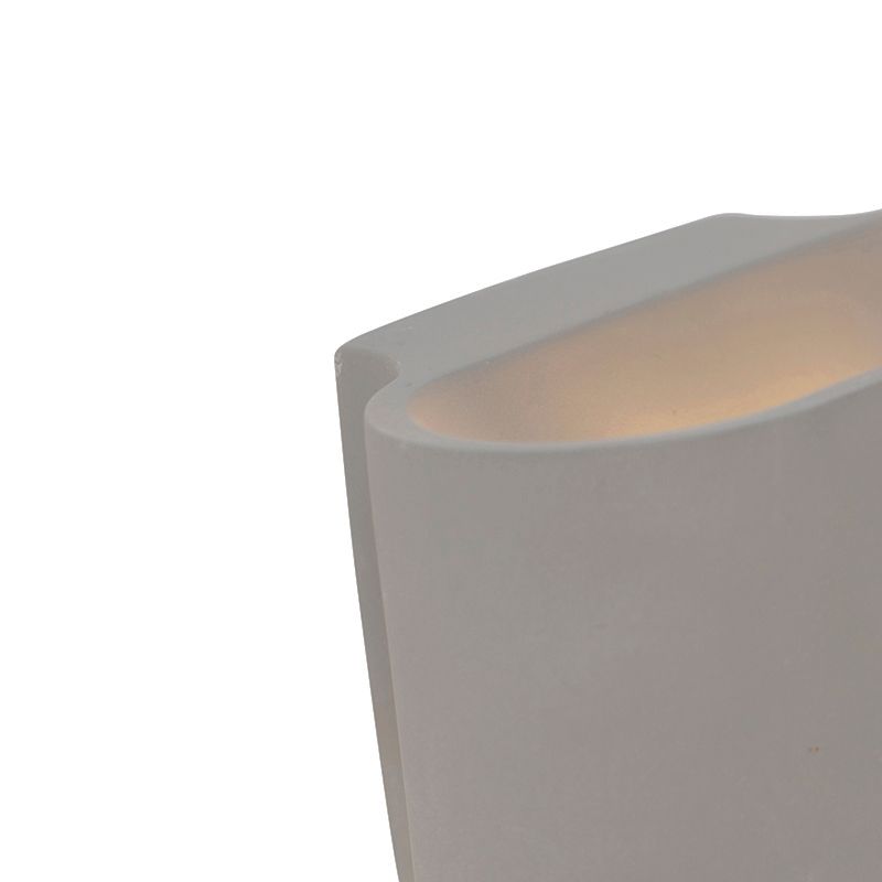 Smart wandlamp beton met lichteffect incl. Wifi G9 - Arles