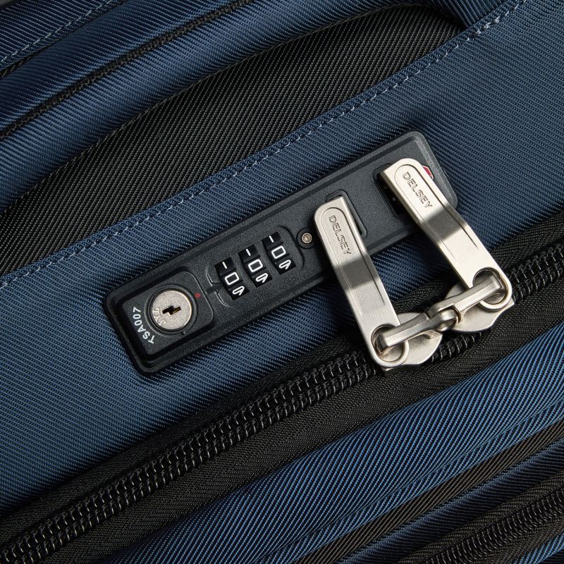Valise cabine souple Sky max 2.0 55 cm Bleu