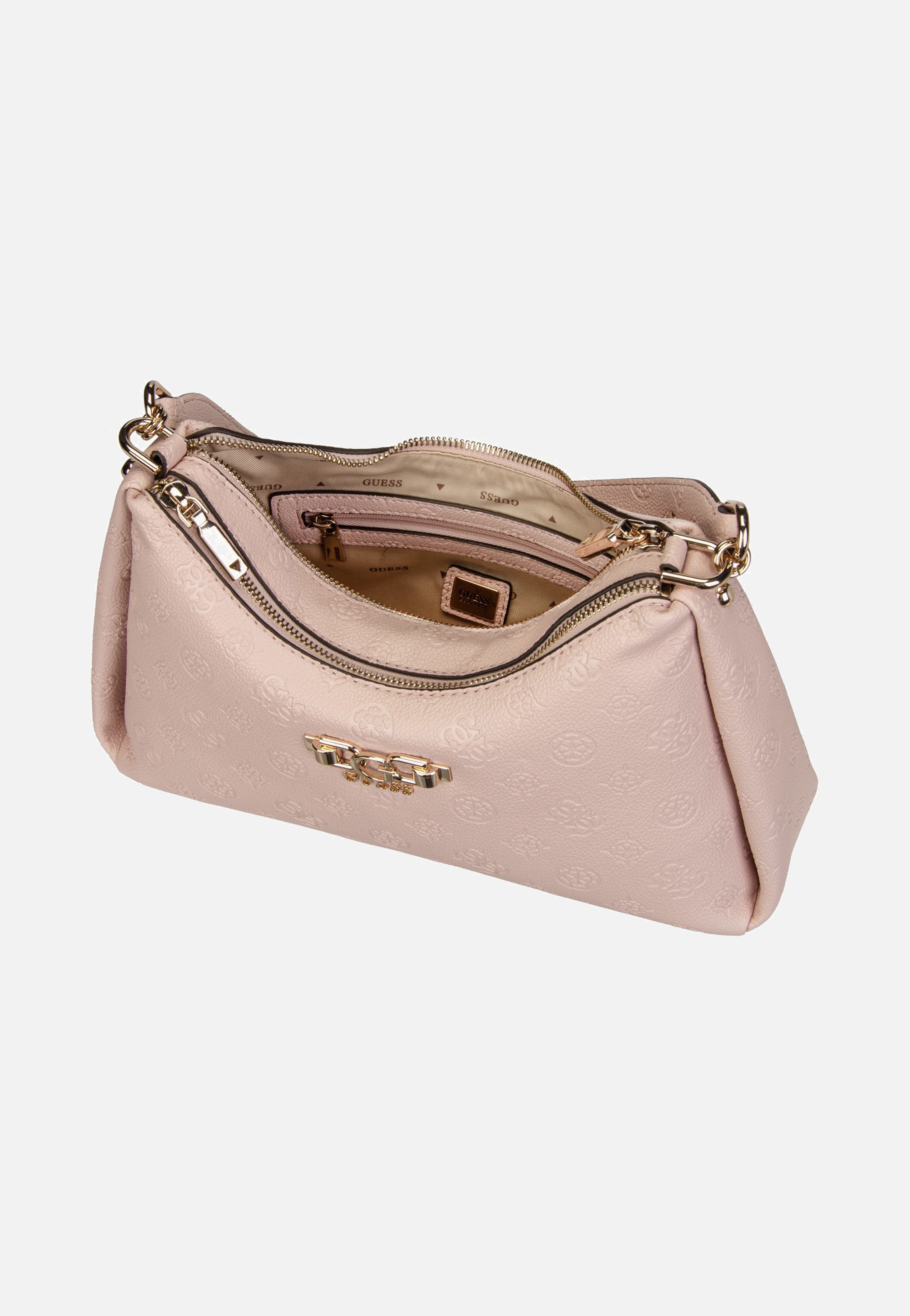 Anise Double Zip 16180 Light Rose Logo - Umhängetasche