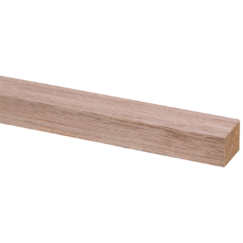 Bouwhout hardhout geschaafd 21x27 mm lengte 210 cm
