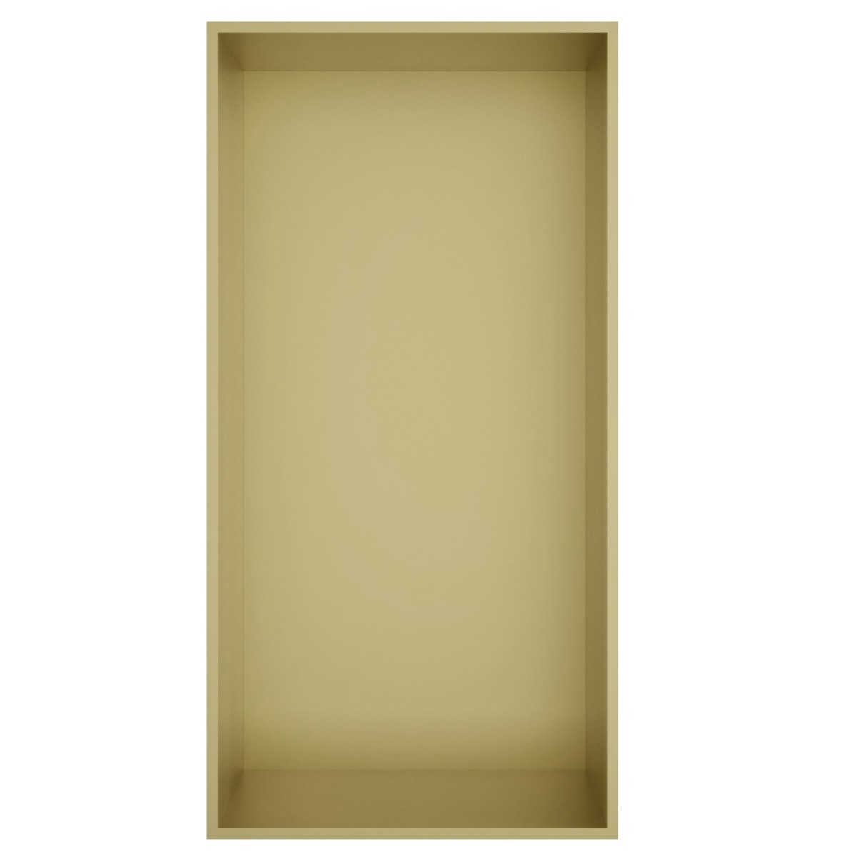Hotbath &More frameless inbouwnis 30x15x10cm geborsteld messing PVD