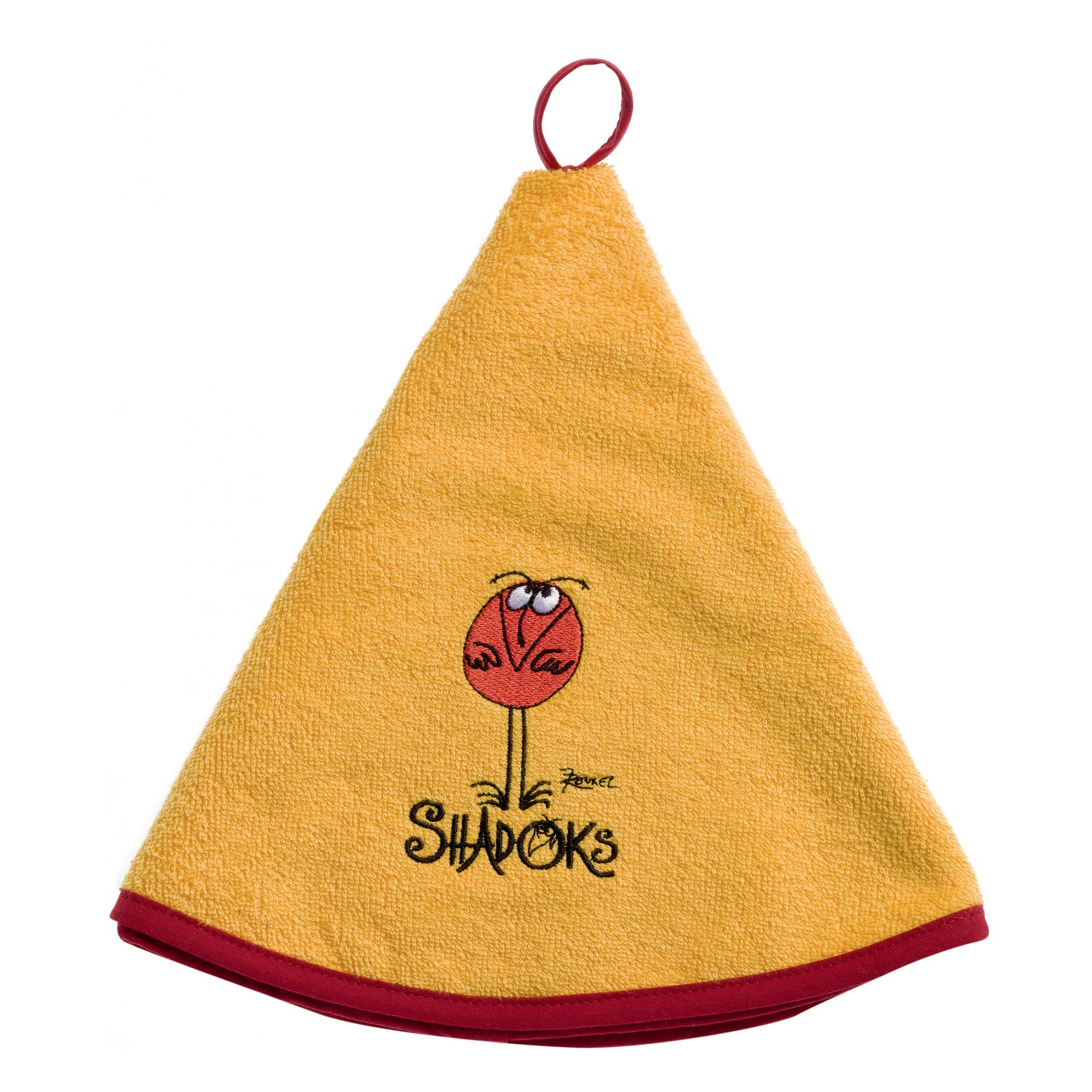 Essuie-mains shadoks jaune diameter 60 cm