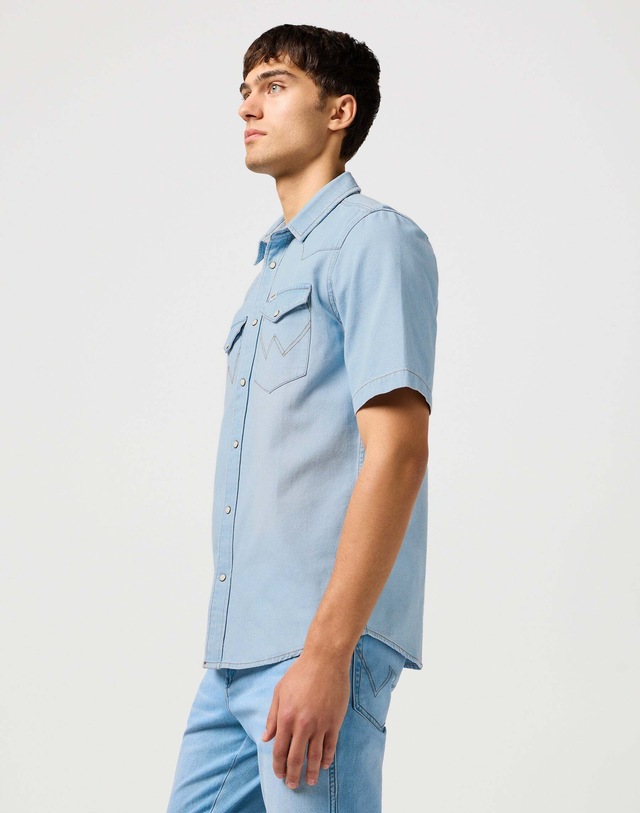 Wrangler Jeanshemd »WRANGLER Jeanshemd Ss Western Shirt«