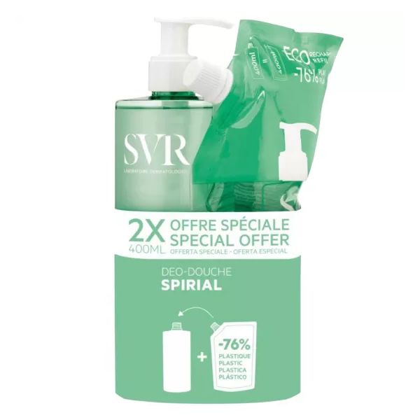 SVR Spirial Deo Duche 400ml   Recarga 400ml