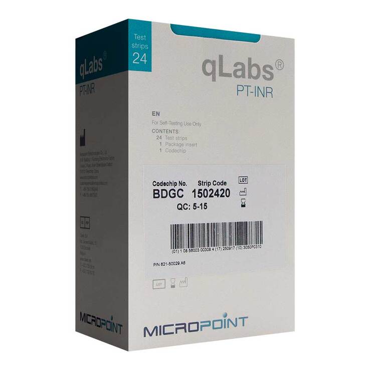 Qlabs Ptz-Inr Teststreifen zur Inr-Bestimmung, 24 St