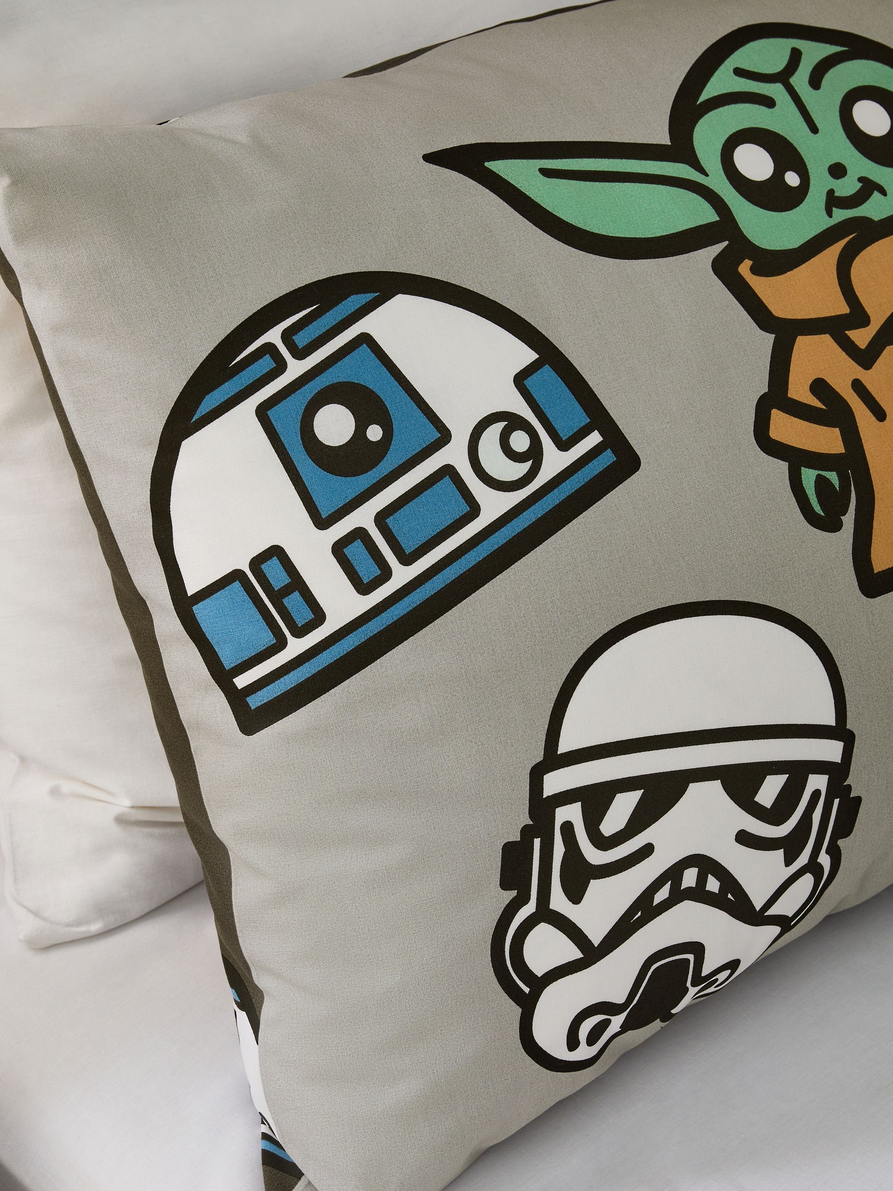 Oplichtend in het donker Star Wars Grogu 100% katoenen eenpersoons dekbedovertrek en kussensloopset