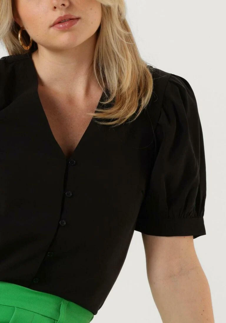 OBJECT zwarte object blouse objsy 2/4 top