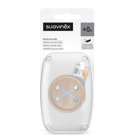 Attache-sucette ruban   Dreams Bleu        de               Suavinex