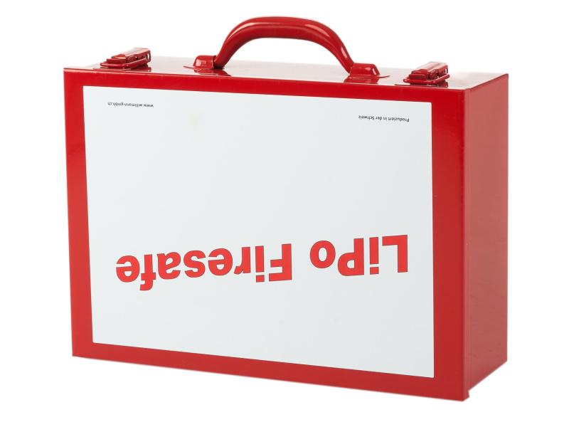 Willimann LiPo-Firesafe Typ 01 340 x 260 x 110 mm Für sicheres Transportieren und Lagern von LiPo-Akkus