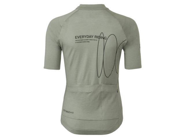 AGU SIX6 Merino kortærmet cykeltrøje Highland Green dame