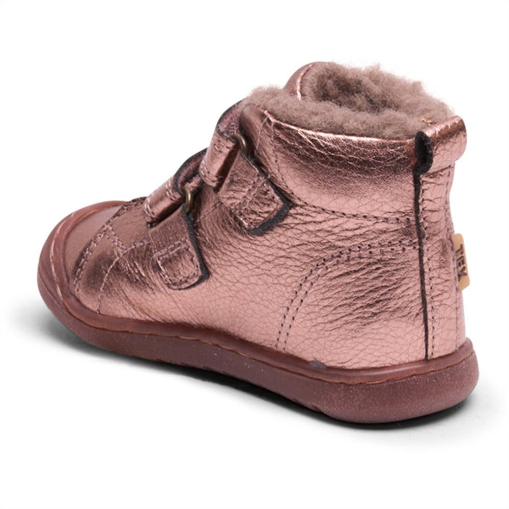 Rudi V Tex Sko Rose Gold Metallic