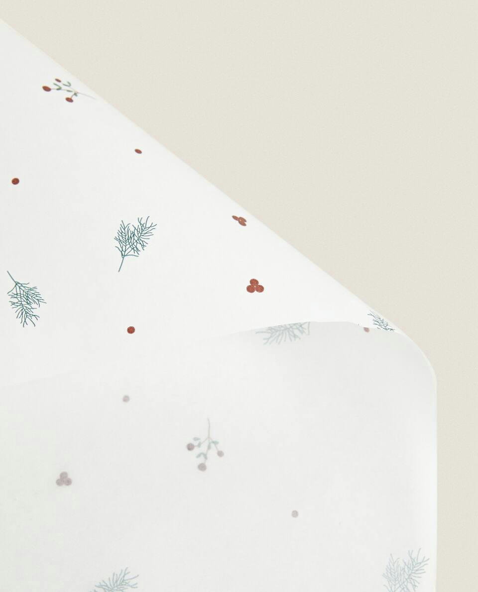 Pacote de papel para forno com estampa de visco de Natal (pacote com 20)