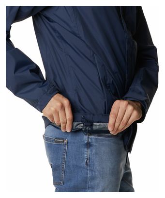 Veste Imperméable Columbia Pouring Adventure II Bleu