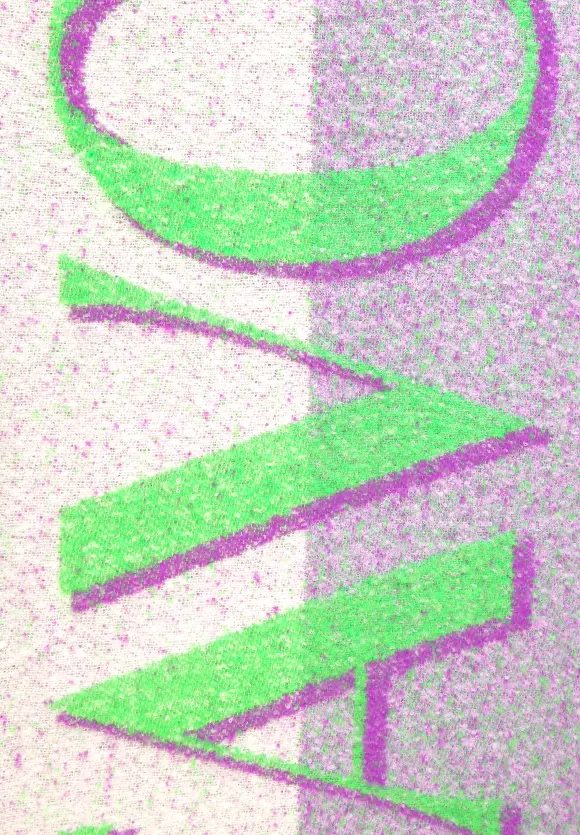 Wording Longschal - soft pure lilac