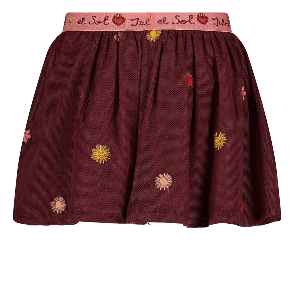 Jubel Jubel rok tule - Salsa Sunset bordeaux