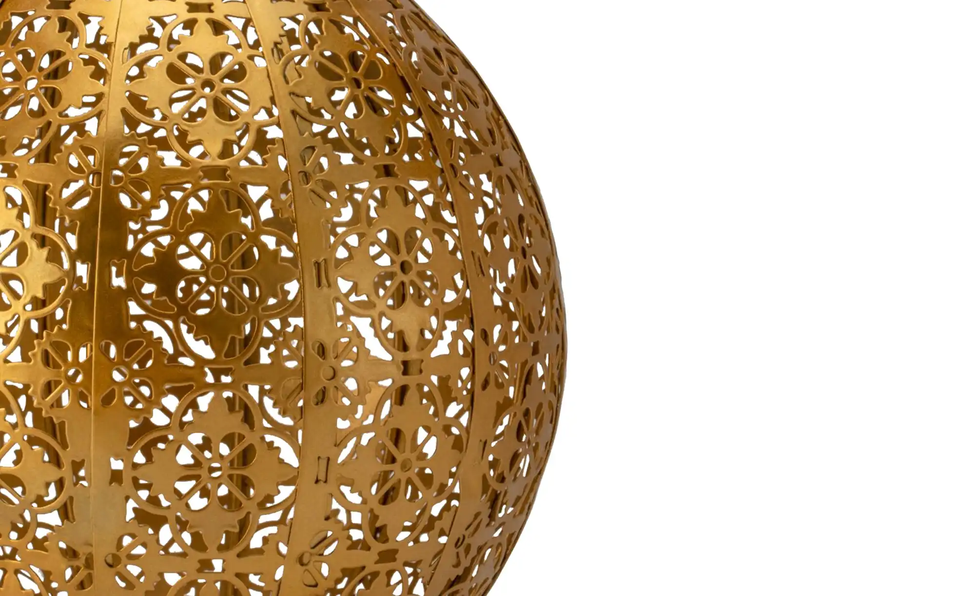 Solar-Tischleuchte, goldfarben `Kugel` Orient