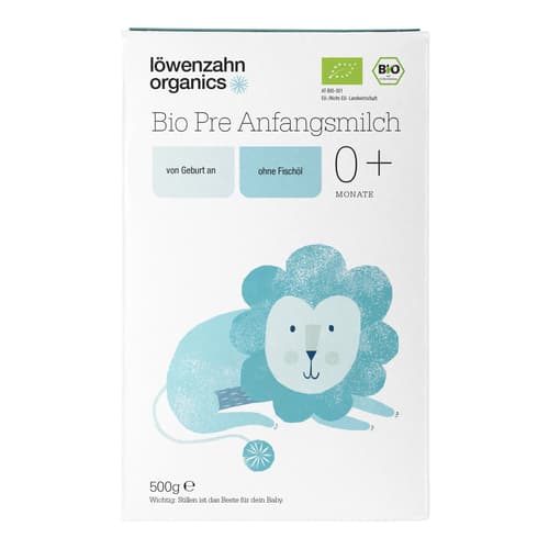 Löwenzahn Organics Bio Pre Anfangsmilch 0+ Monate