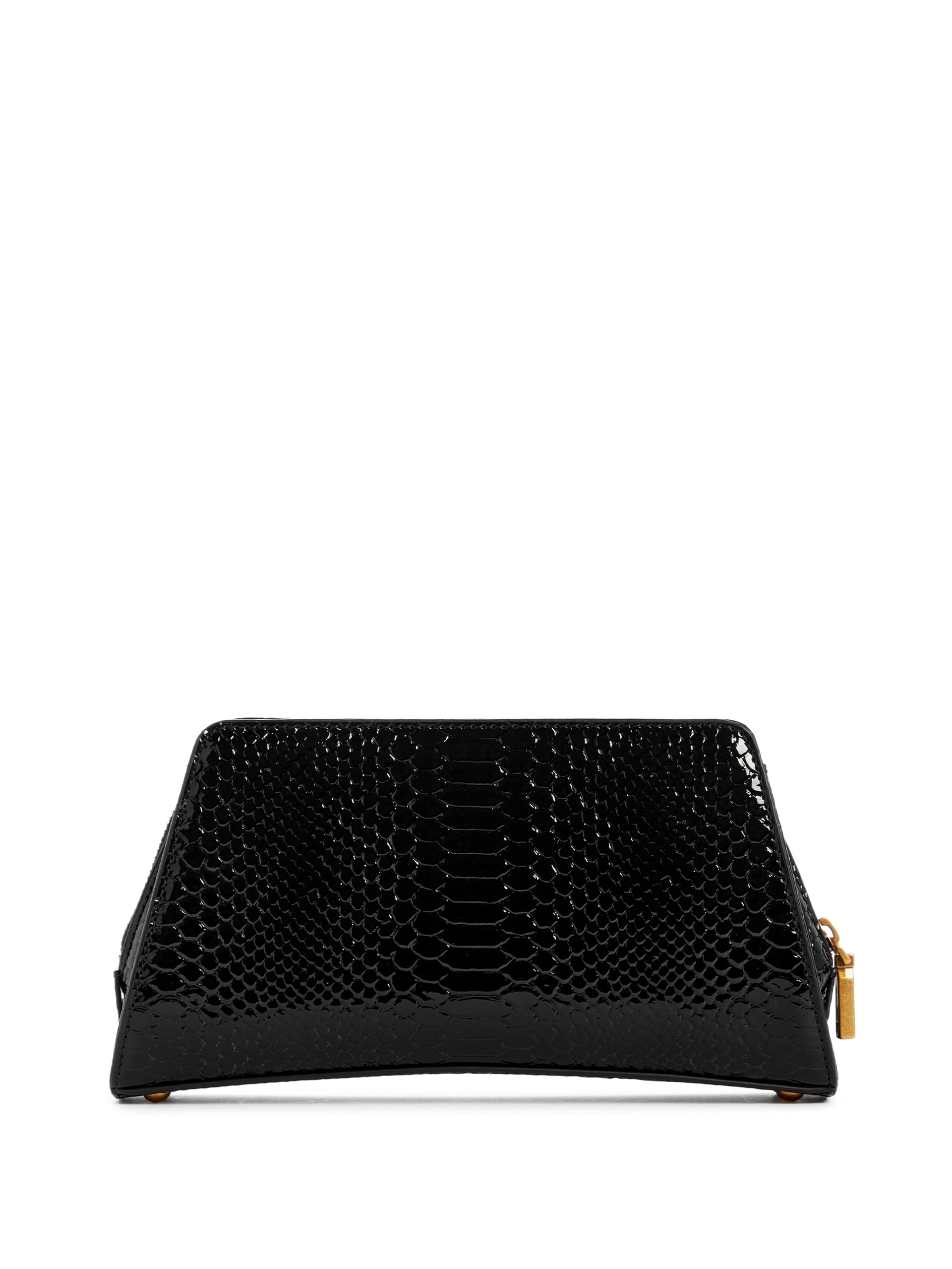 Bolsa transversal Georgina com zíper superior