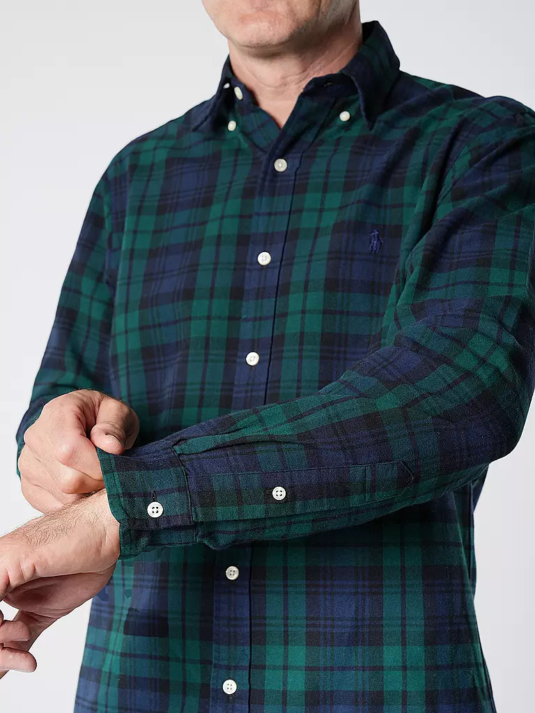 POLO RALPH LAUREN Hemd Classic Fit dunkelgrün
