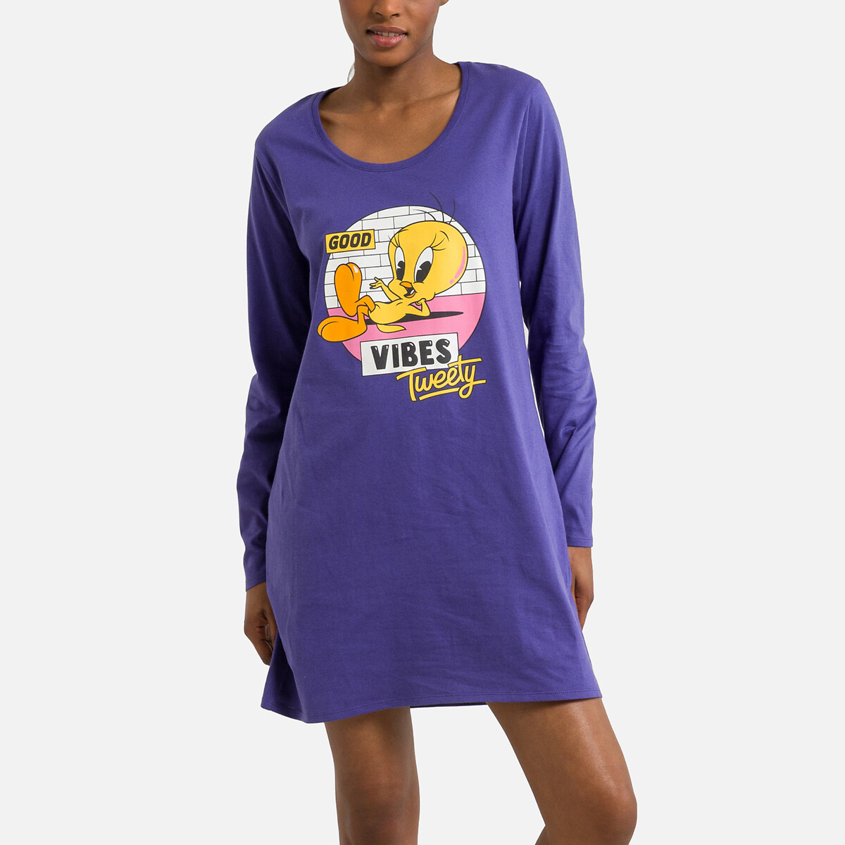 TWEETY!<br>Camisola de algodão de manga comprida Titi